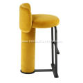 New style advanced sense backless yellow bar stool